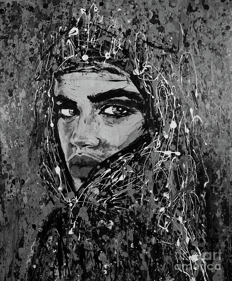 Arabian Woman 998U Painting by Gull G