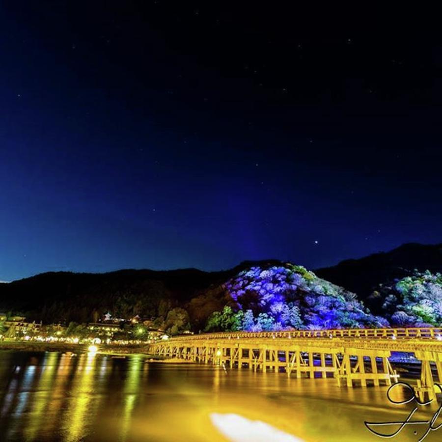 Landscape Photograph - Arashiyama Super Lighting Festival2016!! by Tomohiro Koshika