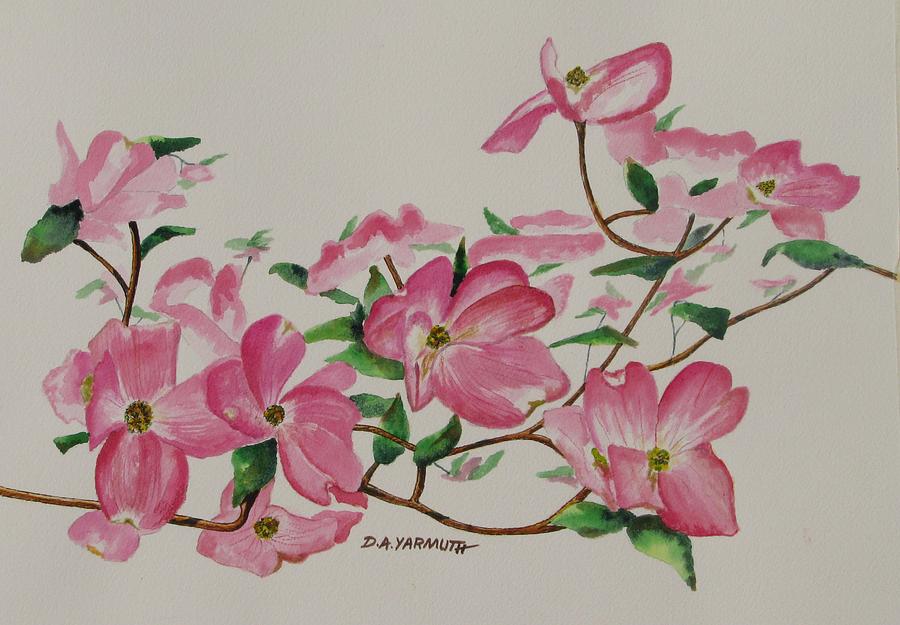 Arbor Roses Painting by Dale Yarmuth