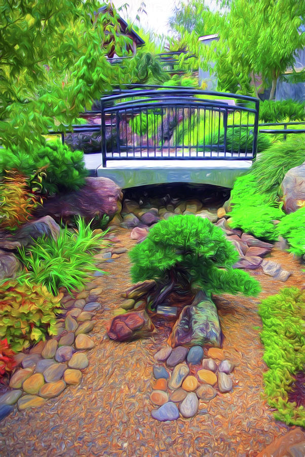 Arboretum Stream Garden Photograph by Ginger Wakem