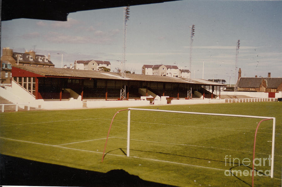 Arbroath FC - Gayfield Park - West Main Stand 1 - August 1979 Photograph by Legendary Football Grounds