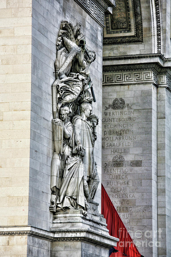 Arc de Triomphe Color II Photograph by Chuck Kuhn