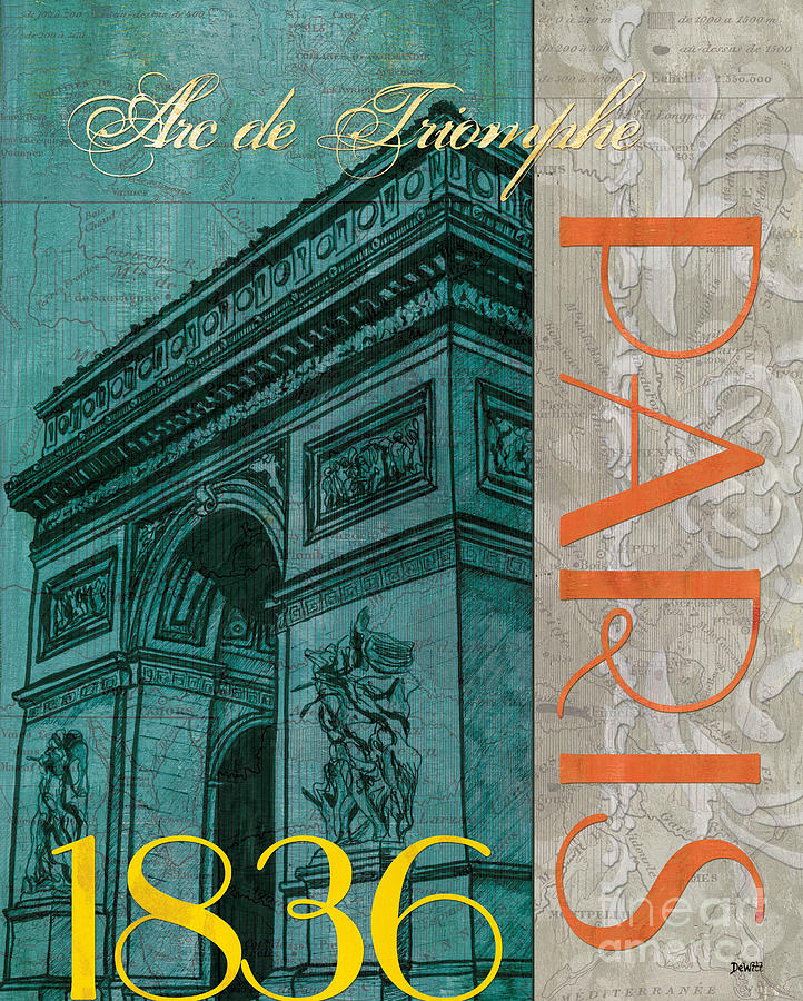 Paris Painting - Arc de Triomphe by Debbie DeWitt