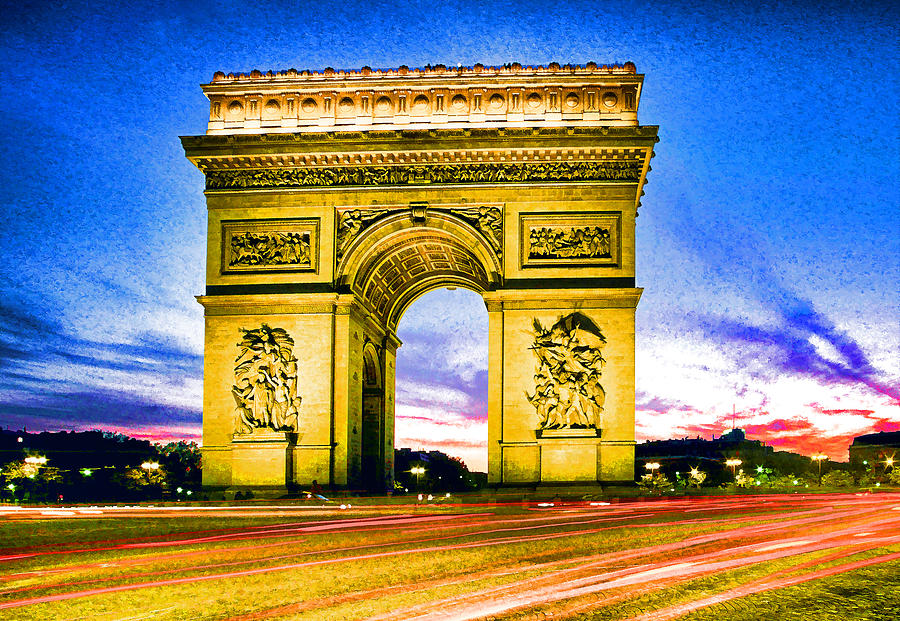Arc de Triomphe Photograph by Dennis Cox