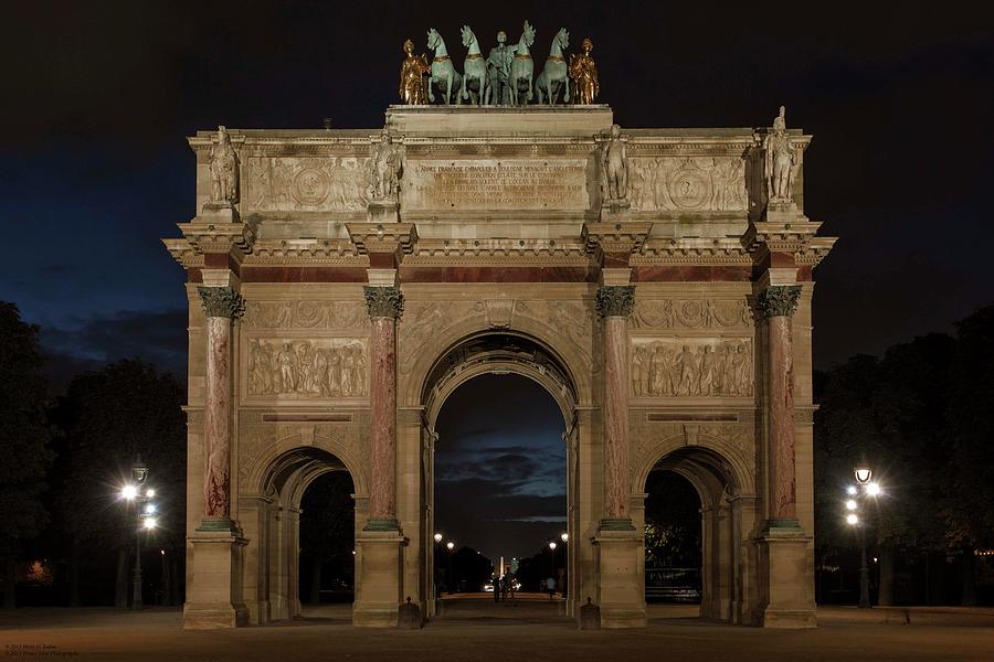 Arc de Triomphe du Carrousel Photograph by Hany J