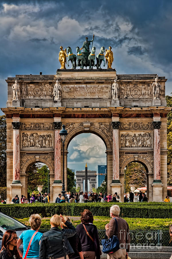 Arc de Triomphe du Carrousel Photograph by Joerg Lingnau