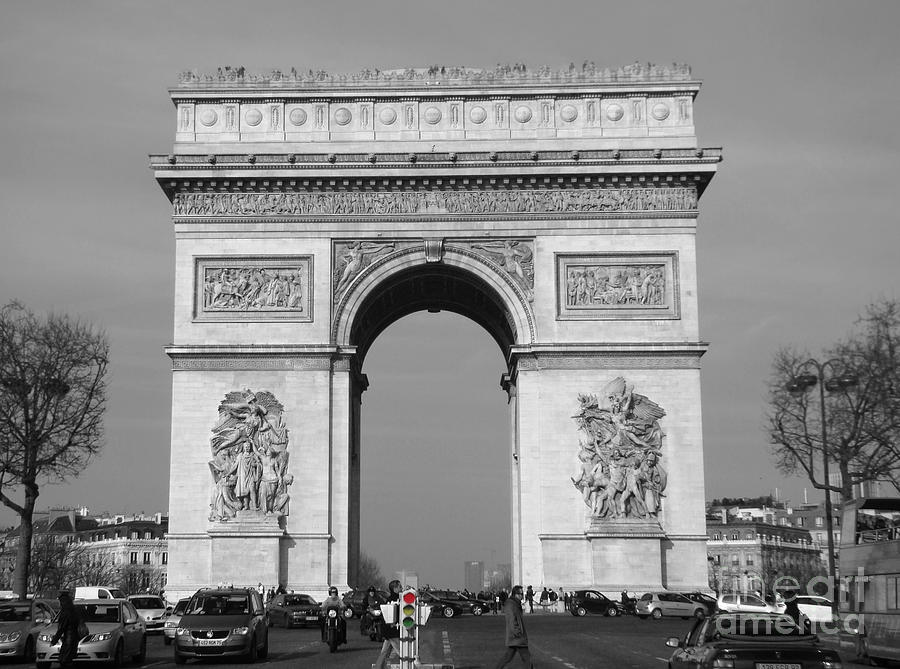 Selective Photograph - Arc De Triomphe III by Al Bourassa