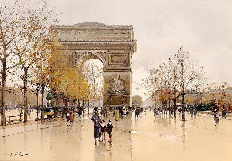 Arc de Triomphe Paris by Mountain Dreams