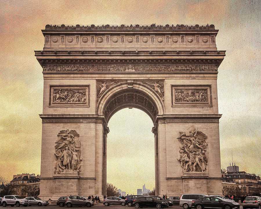 Arc de Triomphe Paris II Photograph by Joan Carroll