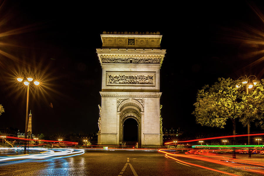 Arc De Triomphe Side Photograph by Adam DeAnda | Fine Art America