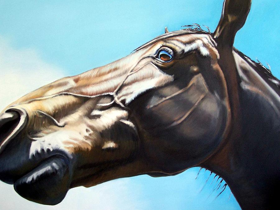 Horse Painting - Arc by Steve Messenger Horse Painting - Arc by Steve Messenger