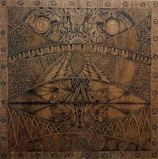 Arca Pyrography by Aida Corral - Fine Art America