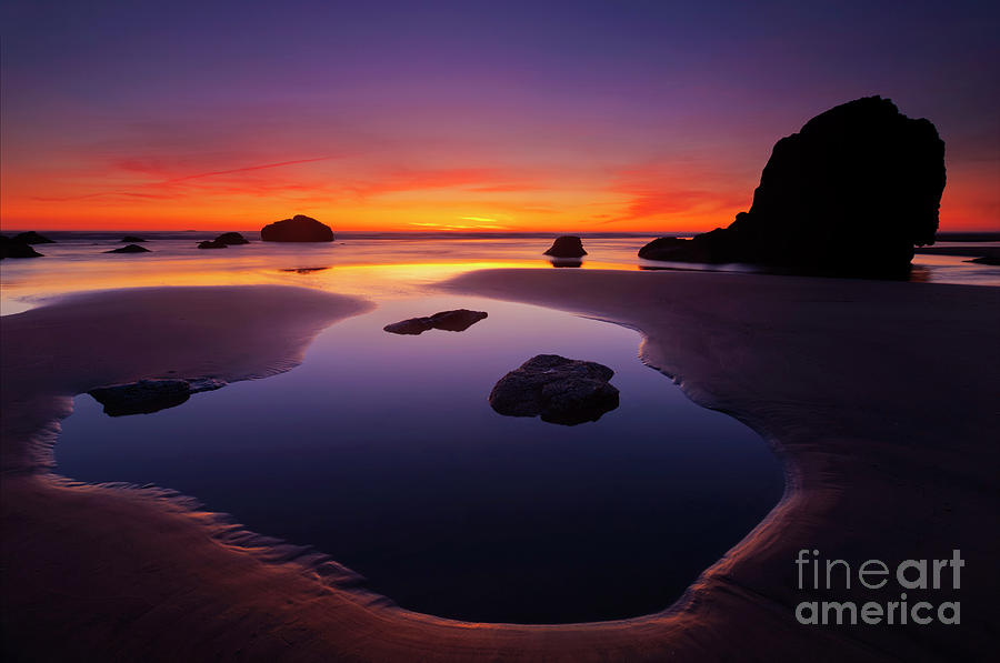 Arcadia Beach Reflections Photograph by Michael Dawson | Fine Art America