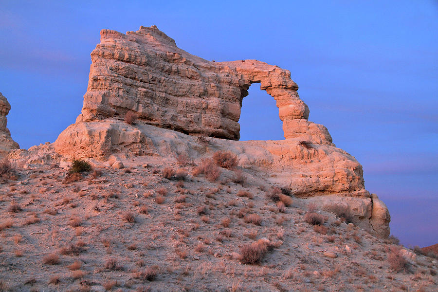 Panaca Arch at Twilight  Photograph by Ed Riche