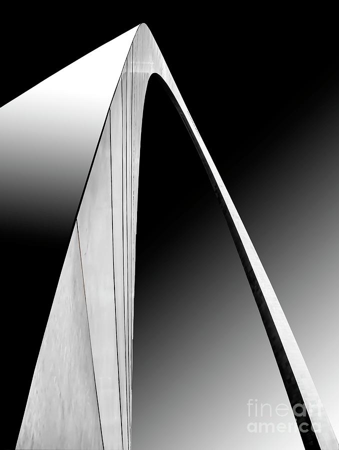 Black And White Photograph - Arch in Black and White by Dominic Vecchione