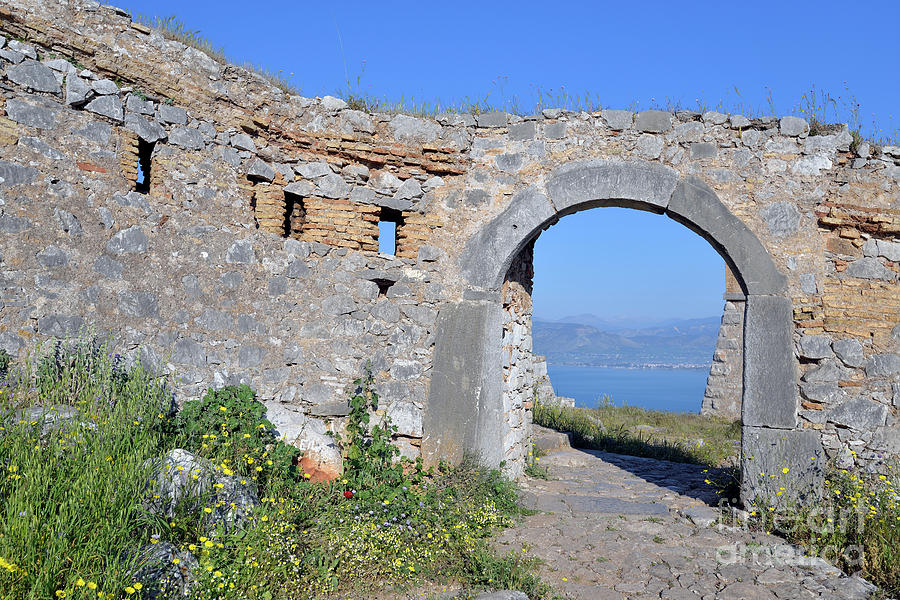 Arch in Palamidi castle Photograph by George Atsametakis