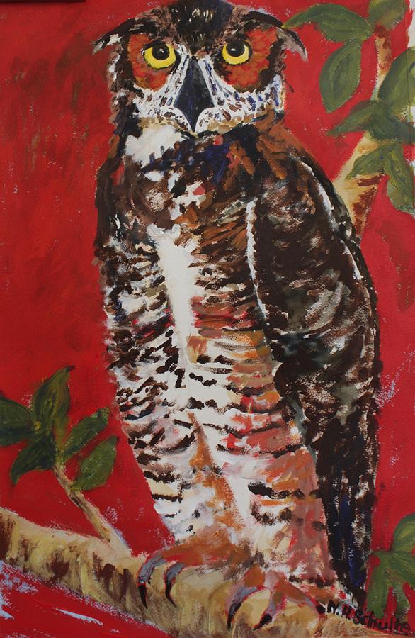 Red Painting - Arch by Nancy Henkel Schulte Red Painting - Arch by Nancy Henkel Schulte