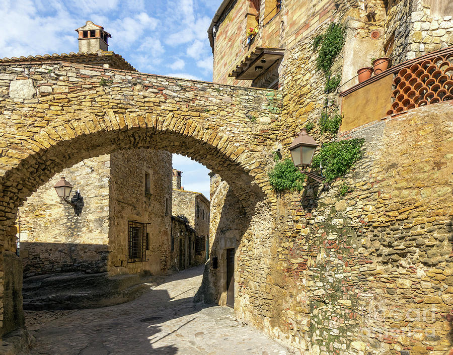 Arch of Peratallada in Catalonia, Spain Photograph by Kenneth Lempert ...