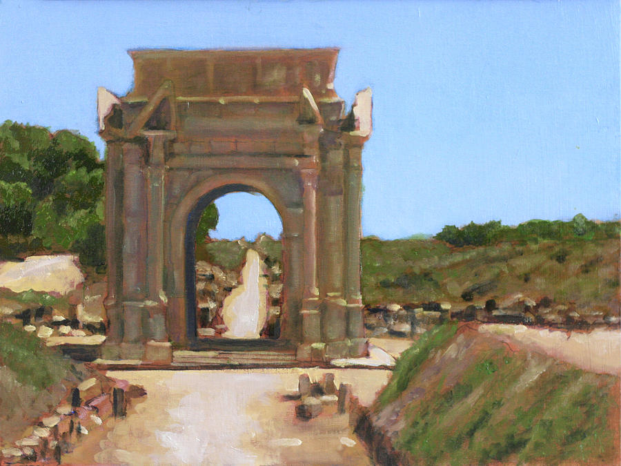 Arch of Septimius Severus Painting by David Zimmerman