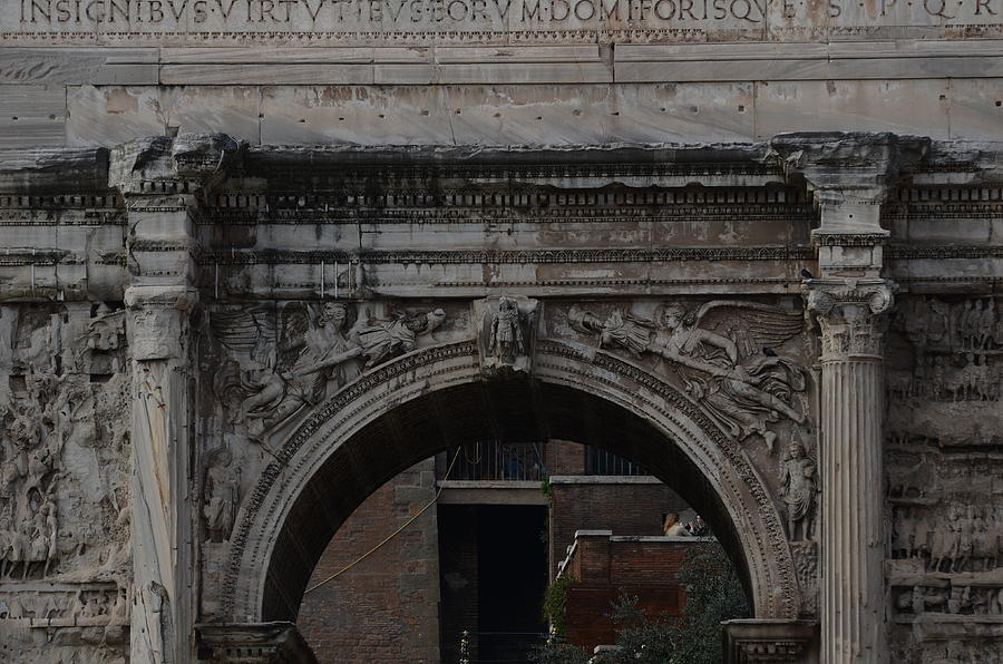 Architecture Photograph - Arch of Septimius Severus by Tammy Mutka