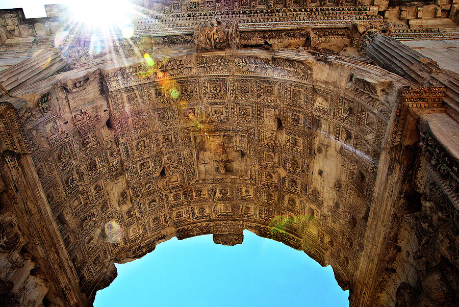 Arch of Titus Photograph by Harry Spitz