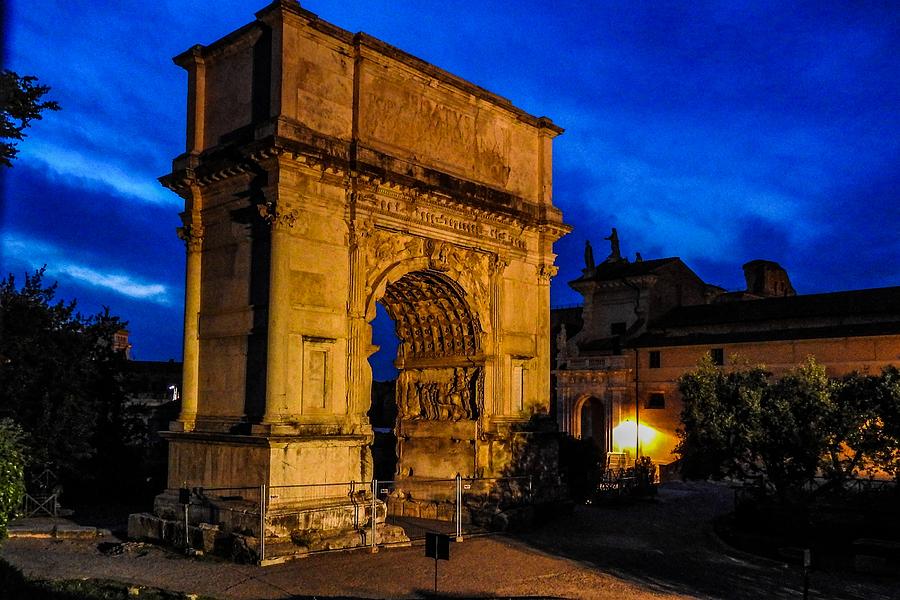 Arch of Titus in Rome Photograph by Marilyn Burton