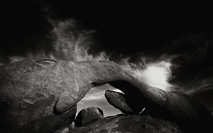 Arch Rock / Low Key Photograph by Joseph Smith