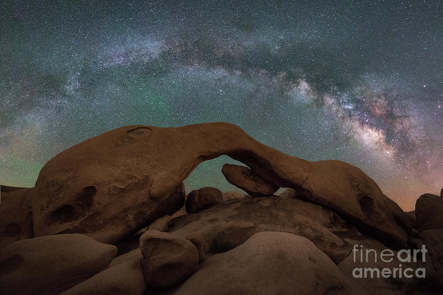Arch Rock Milky Way  Photograph by Michael Ver Sprill