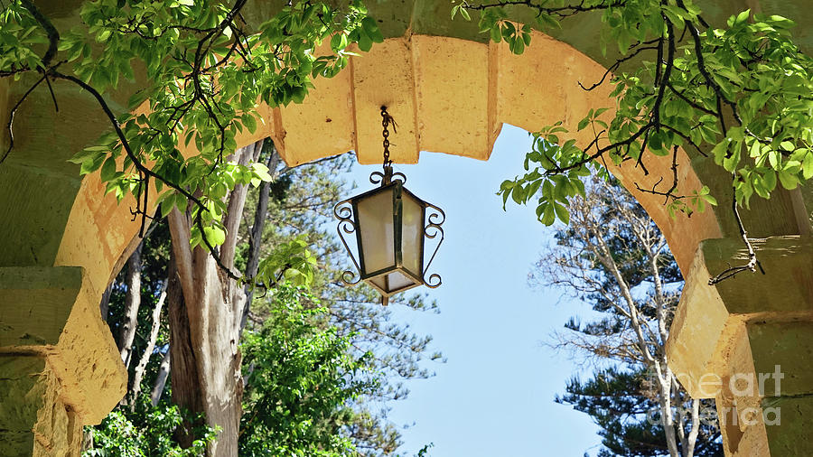 Arch With Lantern Photograph