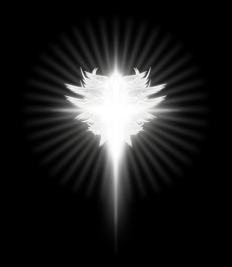 Archangel Cross Digital Art by James Larkin - Fine Art America