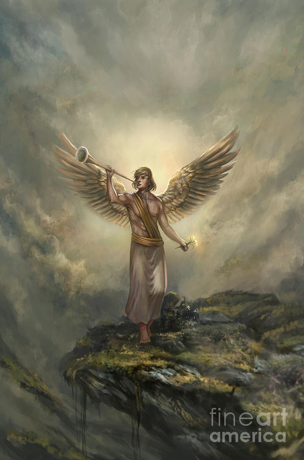 Archangel Gabriel Digital Art by Robert Greco