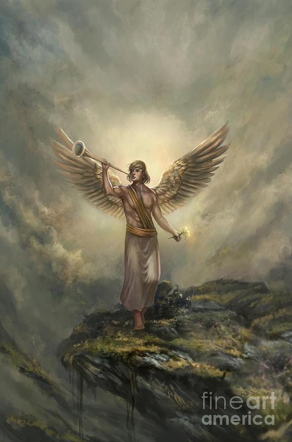 Jesus Christ Digital Art - Archangel Gabriel by Rob Greco