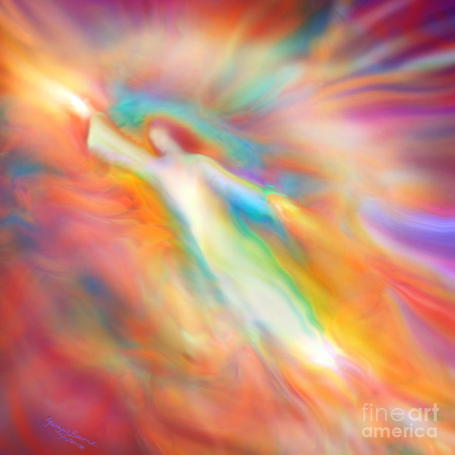 Archangel Jophiel Painting - Archangel Jophiel Illuminating the Ethers by Glenyss Bourne