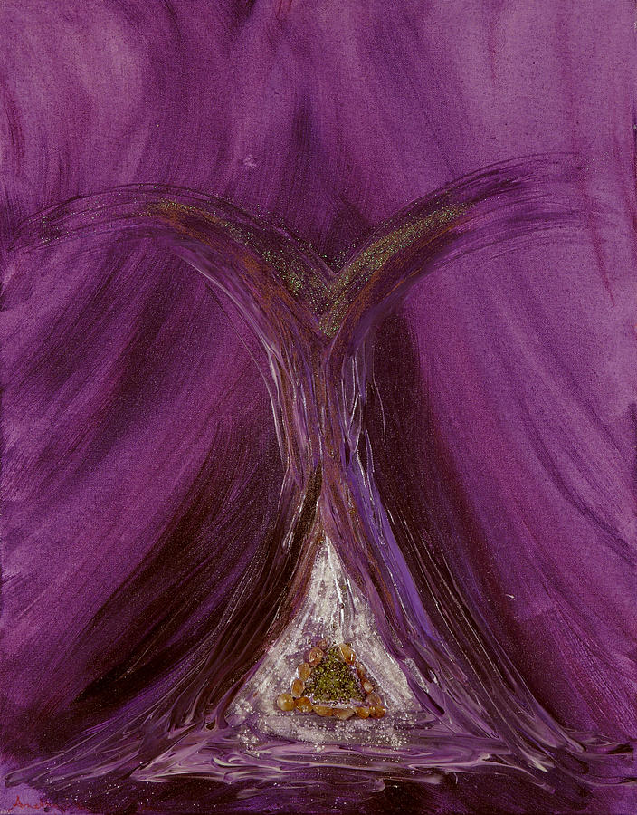 Archangel Metatron Painting by Anjel B Hartwell
