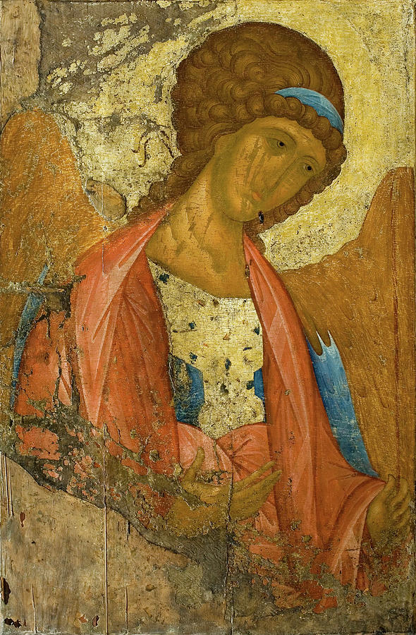 Archangel Michael Painting by Andrei Rublev