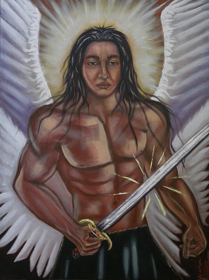 Archangel Michael Painting By Sheri Shirangi - Pixels