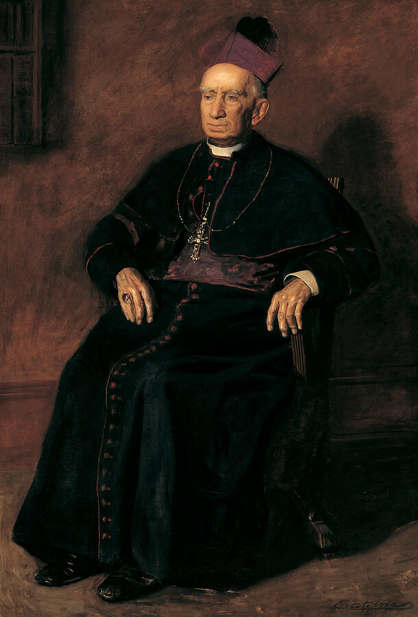 Archbishop William Henry Elder, from 1903 Painting by Thomas Eakins