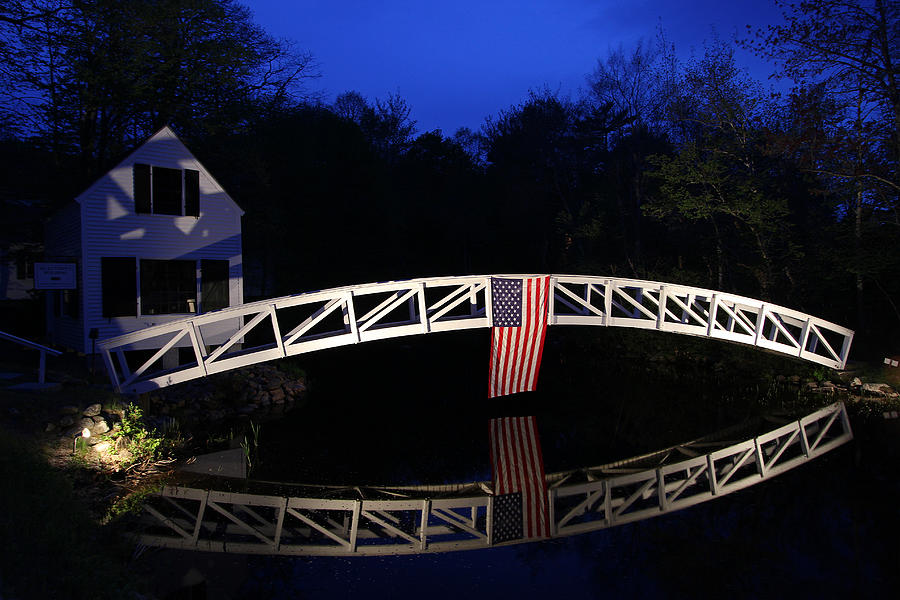 Arched Bridge in Somesville Maine Photograph by Juergen Roth