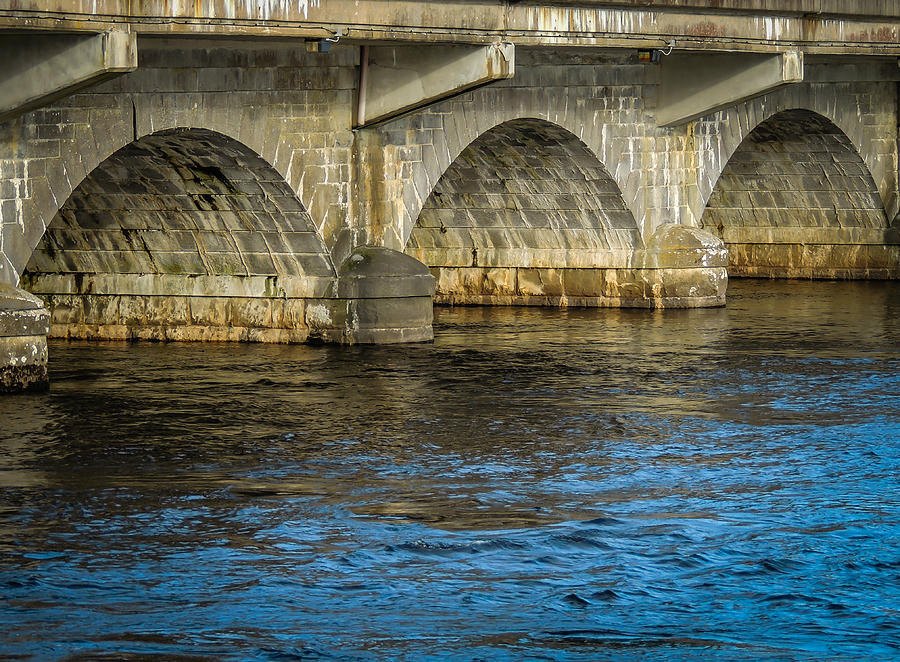 Arched Bridge over Irelands River Shannon Photograph by James Truett