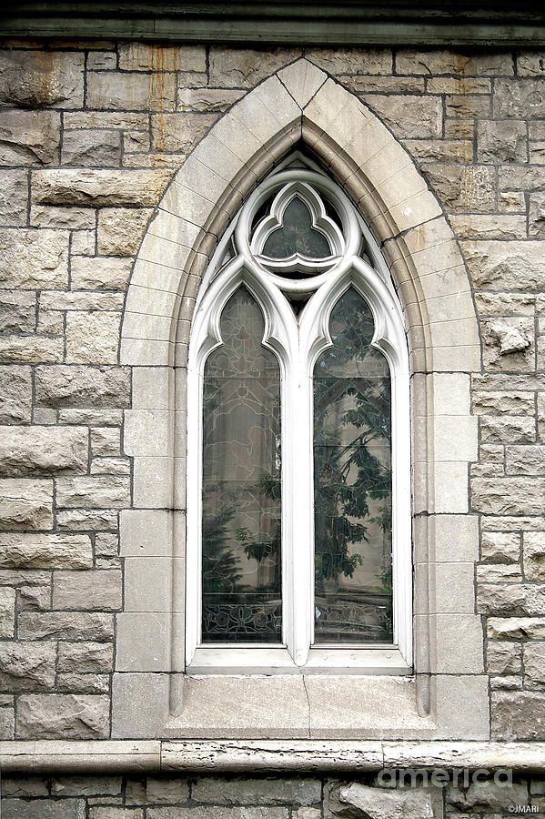 Arched Church Window Photograph by Jacquelinemari