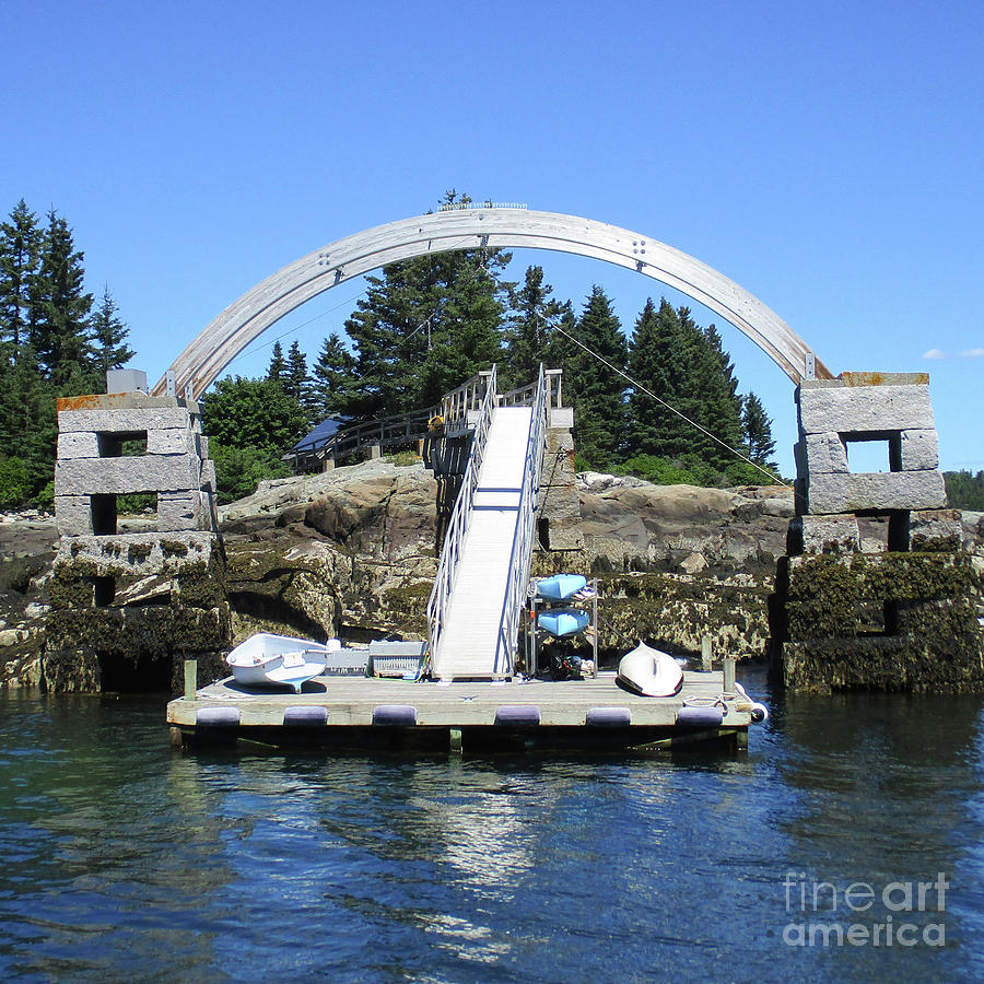 Arched Dock Photograph by Randall Weidner