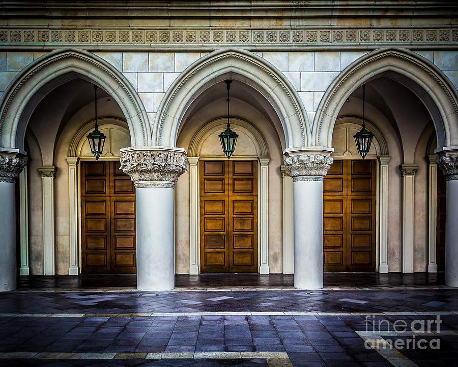 Arched Door Photograph by Perry Webster