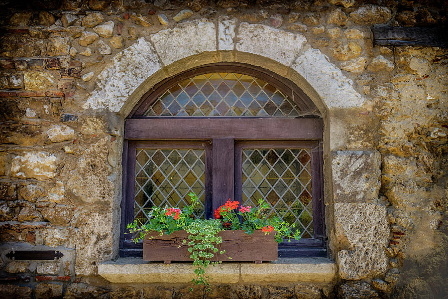 Arched Window France_DSC6810_16 Photograph by Greg Kluempers