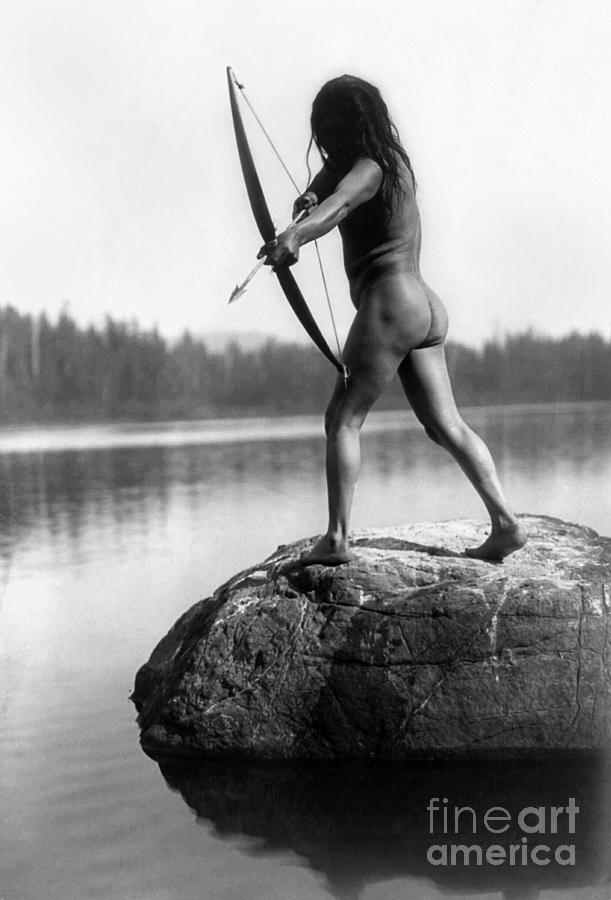 Archery: Nootka Indian Photograph by Granger