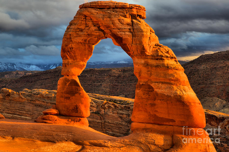Arches December Glory Photograph by Adam Jewell