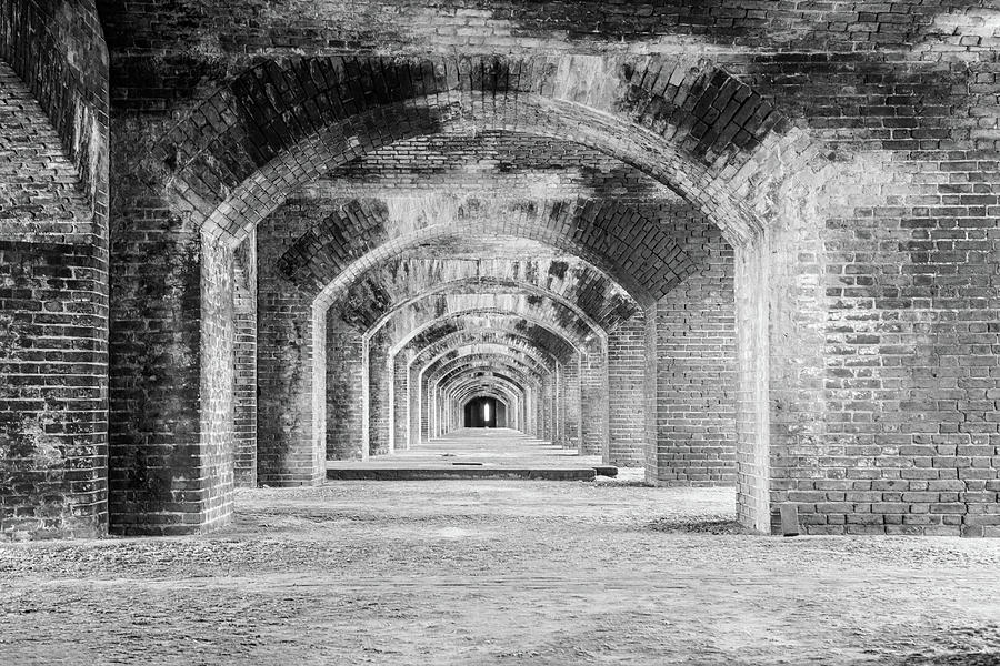 Arches, Ft Jefferson Photograph by M C Hood
