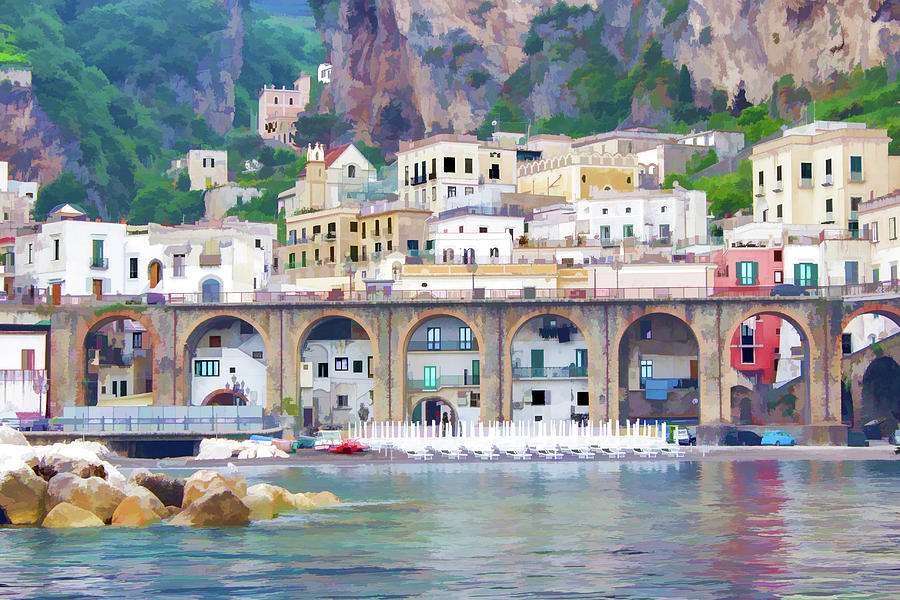 Arches in Atrani Photograph by Lisa Lemmons-Powers