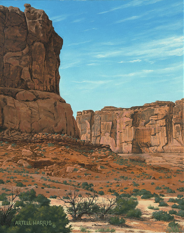 Arches National Park # 2 Painting by Artell Harris - Fine Art America