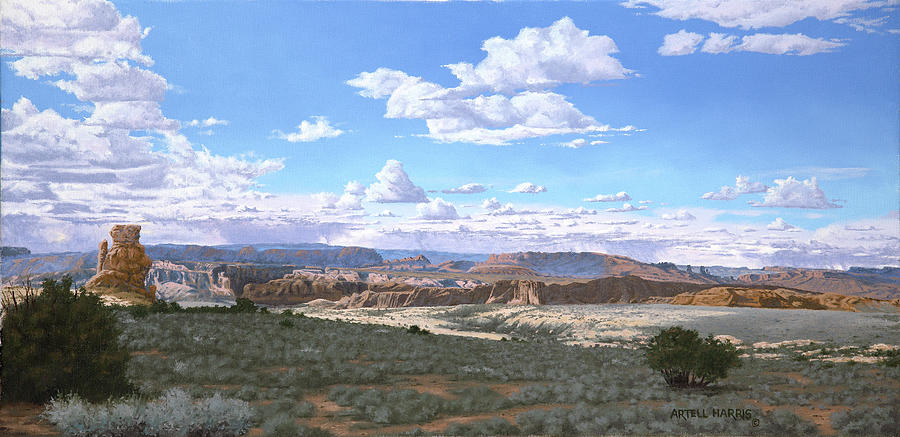 National Parks Painting - Arches National Park, #1 by Artell Harris