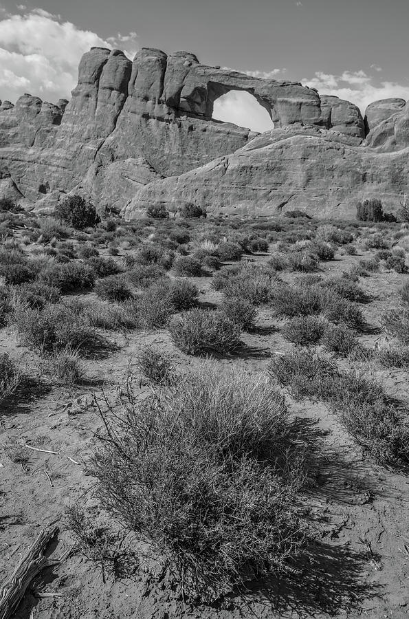 Arches National Park Broken Arch and Landscape  Photograph by John McGraw